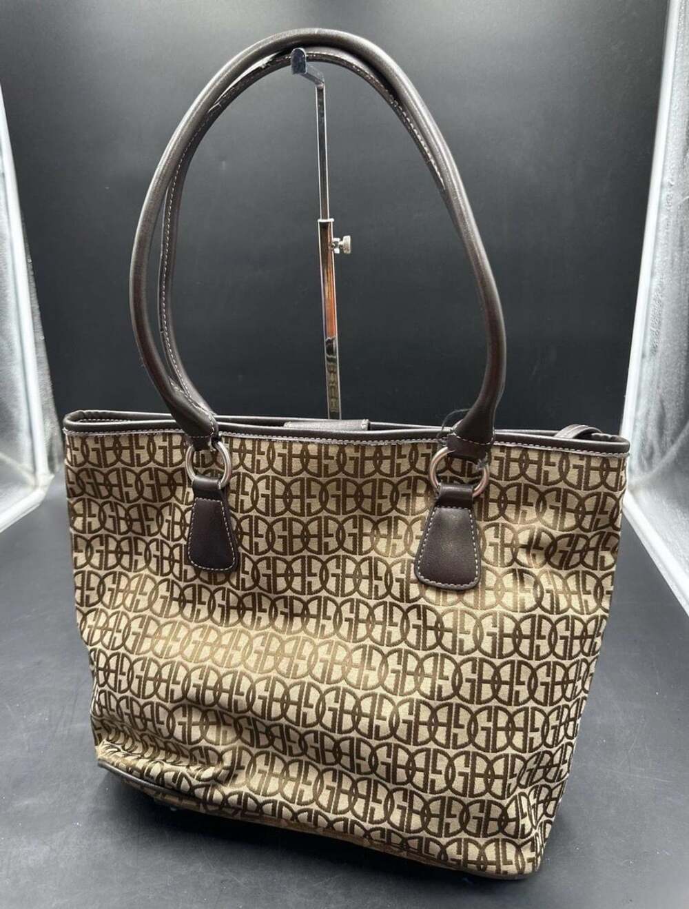 Giani Bernini Signature Tote Bag with Monogram Pattern